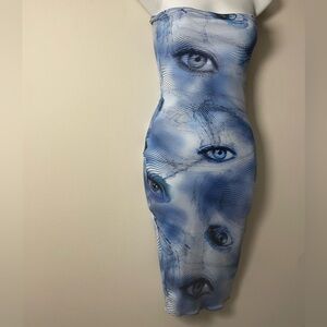 All Eyes On Me Strapless Dress